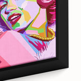 Vibrant Pop Art Wall Art – Colorful Monroe Canvas Print