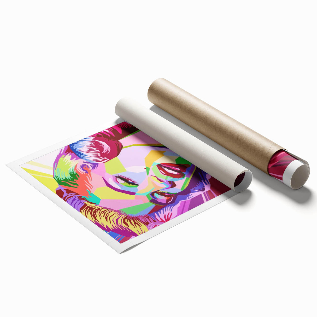 Vibrant Pop Art Wall Art – Colorful Monroe Canvas Print
