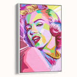 Vibrant Pop Art Wall Art – Colorful Monroe Canvas Print