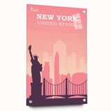 Retro New York City Poster – Vintage Skyline Print & Timeless Wall Art