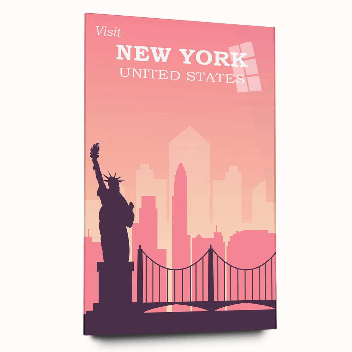 Retro New York City Poster – Vintage Skyline Print & Timeless Wall Art