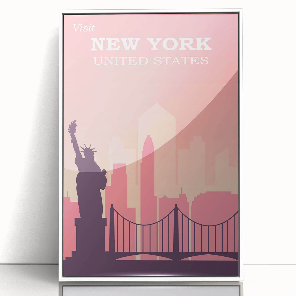 Retro New York City Poster – Vintage Skyline Print & Timeless Wall Art