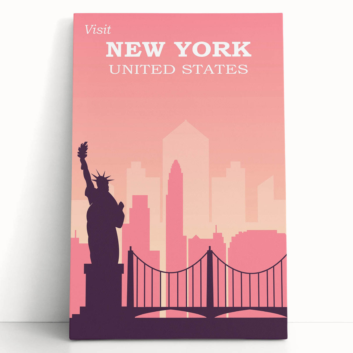 Retro New York City Poster – Vintage Skyline Print & Timeless Wall Art