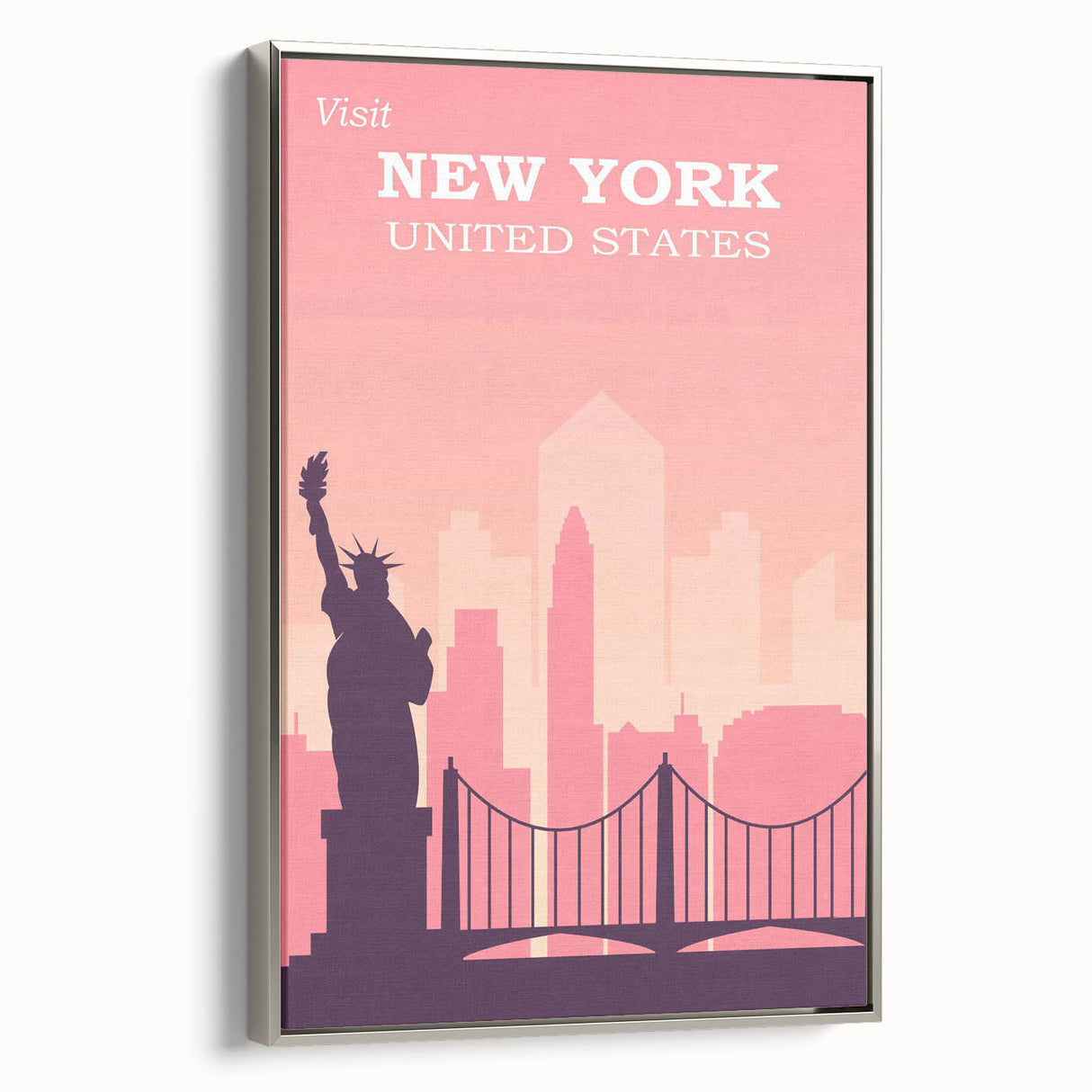Retro New York City Poster – Vintage Skyline Print & Timeless Wall Art