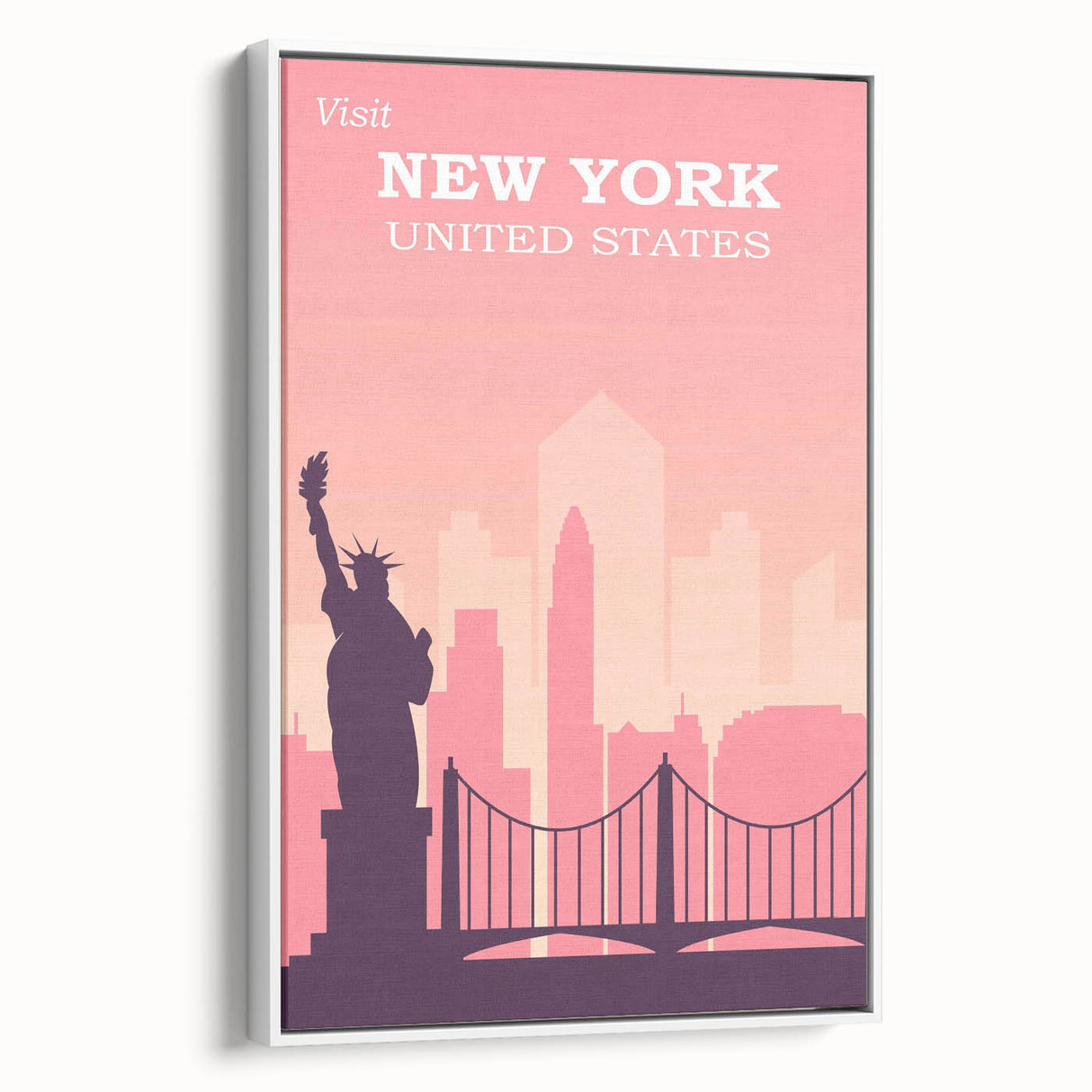 Retro New York City Poster – Vintage Skyline Print & Timeless Wall Art