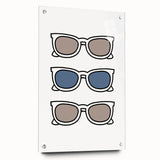 Cool Sunglasses Trio – Boys Trendy Wall Art