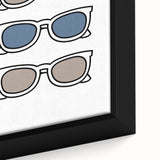 Cool Sunglasses Trio – Boys Trendy Wall Art