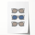 Cool Sunglasses Trio – Boys Trendy Wall Art