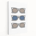 Cool Sunglasses Trio – Boys Trendy Wall Art
