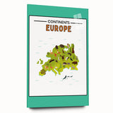 Classroom Educational Posters – Australia Map Learning Print