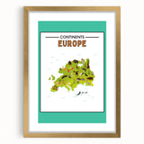 Classroom Educational Posters – Australia Map Learning Print