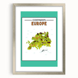 Classroom Educational Posters – Australia Map Learning Print