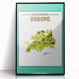 Classroom Educational Posters – Australia Map Learning Print