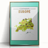 Classroom Educational Posters – Australia Map Learning Print