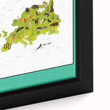 Classroom Educational Posters – Australia Map Learning Print