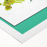 Classroom Educational Posters – Australia Map Learning Print