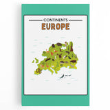 Classroom Educational Posters – Australia Map Learning Print