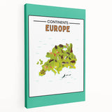 Classroom Educational Posters – Australia Map Learning Print