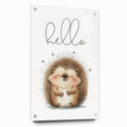 Smiling Hedgehog Nursery Wall Art - Framed Baby Room Print