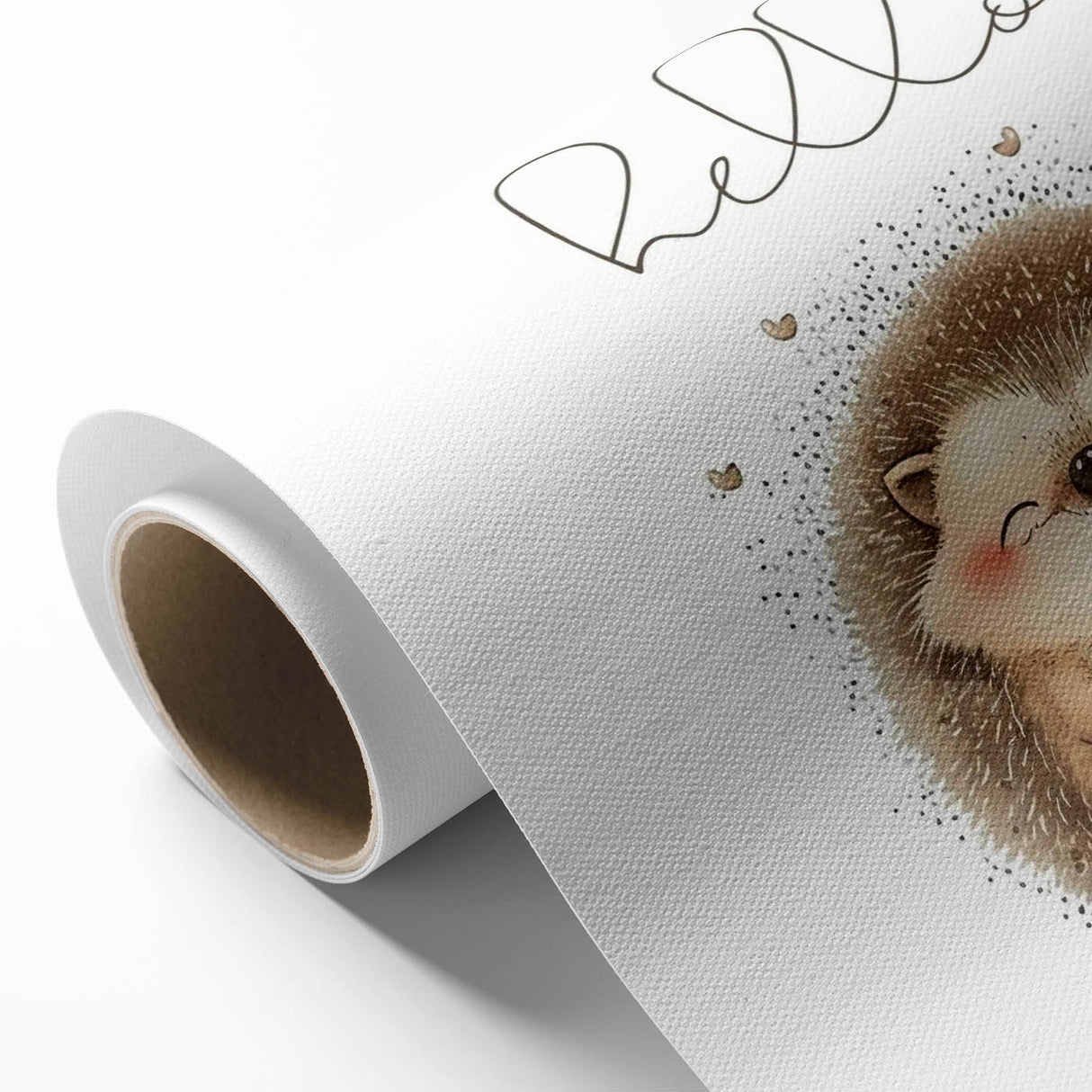 Smiling Hedgehog Nursery Wall Art - Framed Baby Room Print