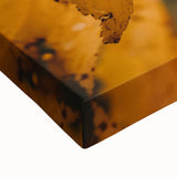 Large art depicting a black and white autumn landscape on stretched canvas, suitable for bedroom wall decor.