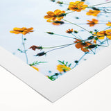 Art deco poster featuring a spring-themed design in pastel shades on rolled canvas, suitable for dining room walls.