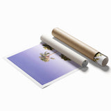 Extra large rolled canvas print featuring vibrant summer floral art, ideal for classy bathroom or large living room decor.