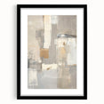 Mid Century Modern Abstract Art - Neutral Minimalist Geometric Decor