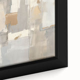 Mid Century Modern Abstract Art - Neutral Minimalist Geometric Decor