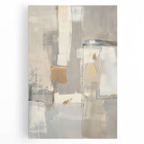 Mid Century Modern Abstract Art - Neutral Minimalist Geometric Decor