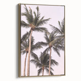 Framed canvas featuring a vintage poster of a black and white landscape, ideal for bedroom wall art.