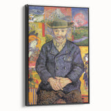 Black and white landscape art painting on framed canvas, featuring a vintage poster style, ideal for bedroom decor.