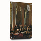 Modern Wall Art - Treaty of Versailles Abstract Historical Scene