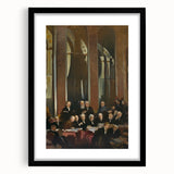 Modern Wall Art - Treaty of Versailles Abstract Historical Scene