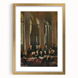 Modern Wall Art - Treaty of Versailles Abstract Historical Scene