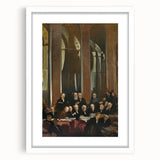Modern Wall Art - Treaty of Versailles Abstract Historical Scene