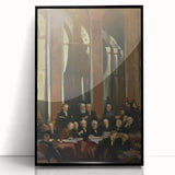Modern Wall Art - Treaty of Versailles Abstract Historical Scene