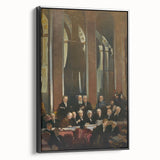 Modern Wall Art - Treaty of Versailles Abstract Historical Scene