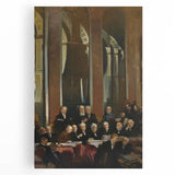 Modern Wall Art - Treaty of Versailles Abstract Historical Scene