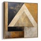 Framed abstract wall art featuring dynamic silver and gold strokes on a textured canvas, perfect for modern home decor, creating a luxurious ambiance.