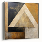 Framed wall art displaying abstract silver strokes on a textured canvas, showcasing a modern design. Perfect for contemporary home decor and artistic interiors.