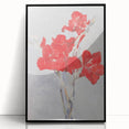 Modern Wall Art - Piet Mondrian’s Red Gladioli Print