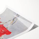 Modern Wall Art - Piet Mondrian’s Red Gladioli Print