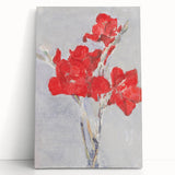 Modern Wall Art - Piet Mondrian’s Red Gladioli Print