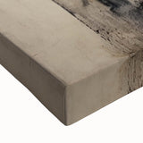 Close-up of abstract strokes wall art on stretched canvas, showcasing vibrant colors and dynamic textures, perfect for modern home decor.