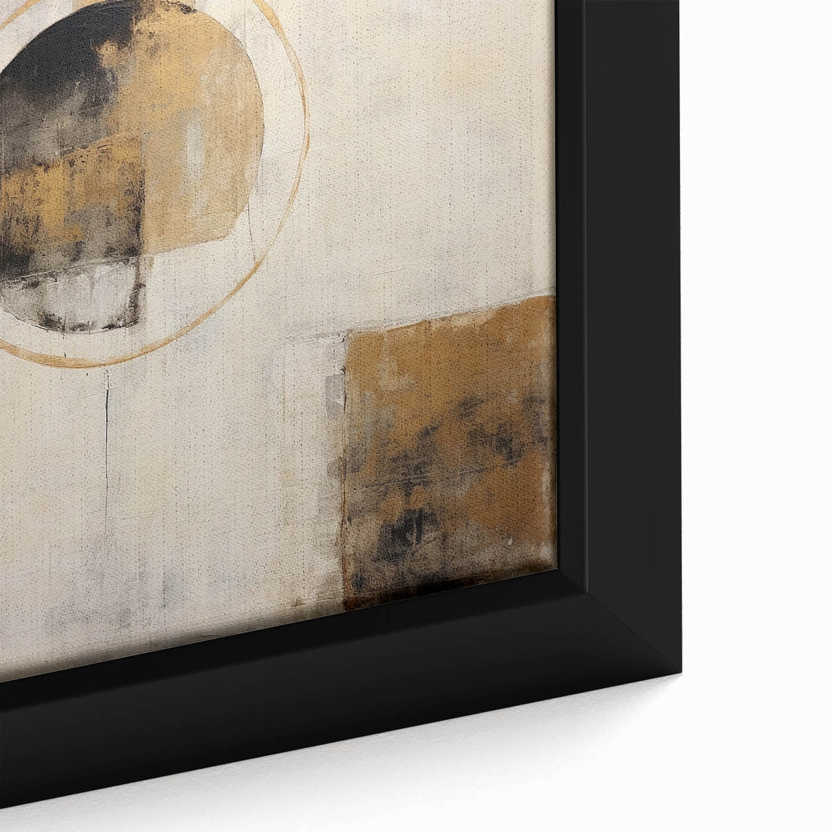 Framed abstract strokes wall art in vibrant colors, showcasing intricate brushwork and textures, perfect for modern home decor, enhancing any living space.
