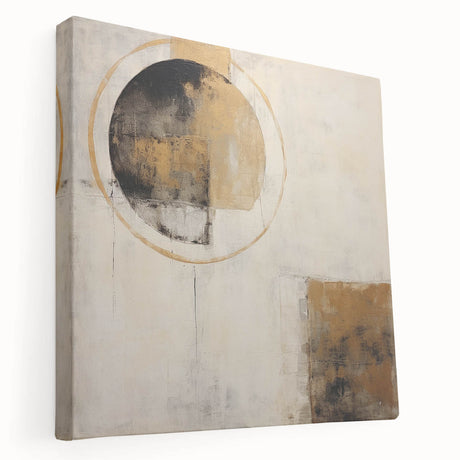 Abstract strokes modern wall art on stretched canvas, showcasing vibrant colors and dynamic patterns. Perfect for contemporary home decor, adding a creative touch.
