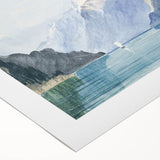 Modern Wall Art - Serene Alpine Landscape with Tranquil Waters