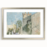 Modern Wall Art - Mansion Study with Rustic Charm