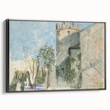 Modern Wall Art - Mansion Study with Rustic Charm